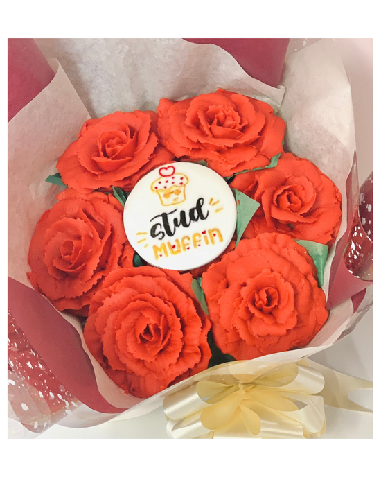 Valentine’s Cupcake Rose Bouquet