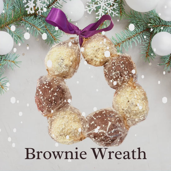 Chocolate Brownie Wreath